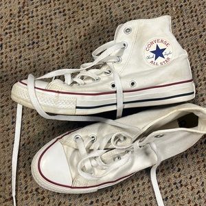 White All Star Converse Shoes